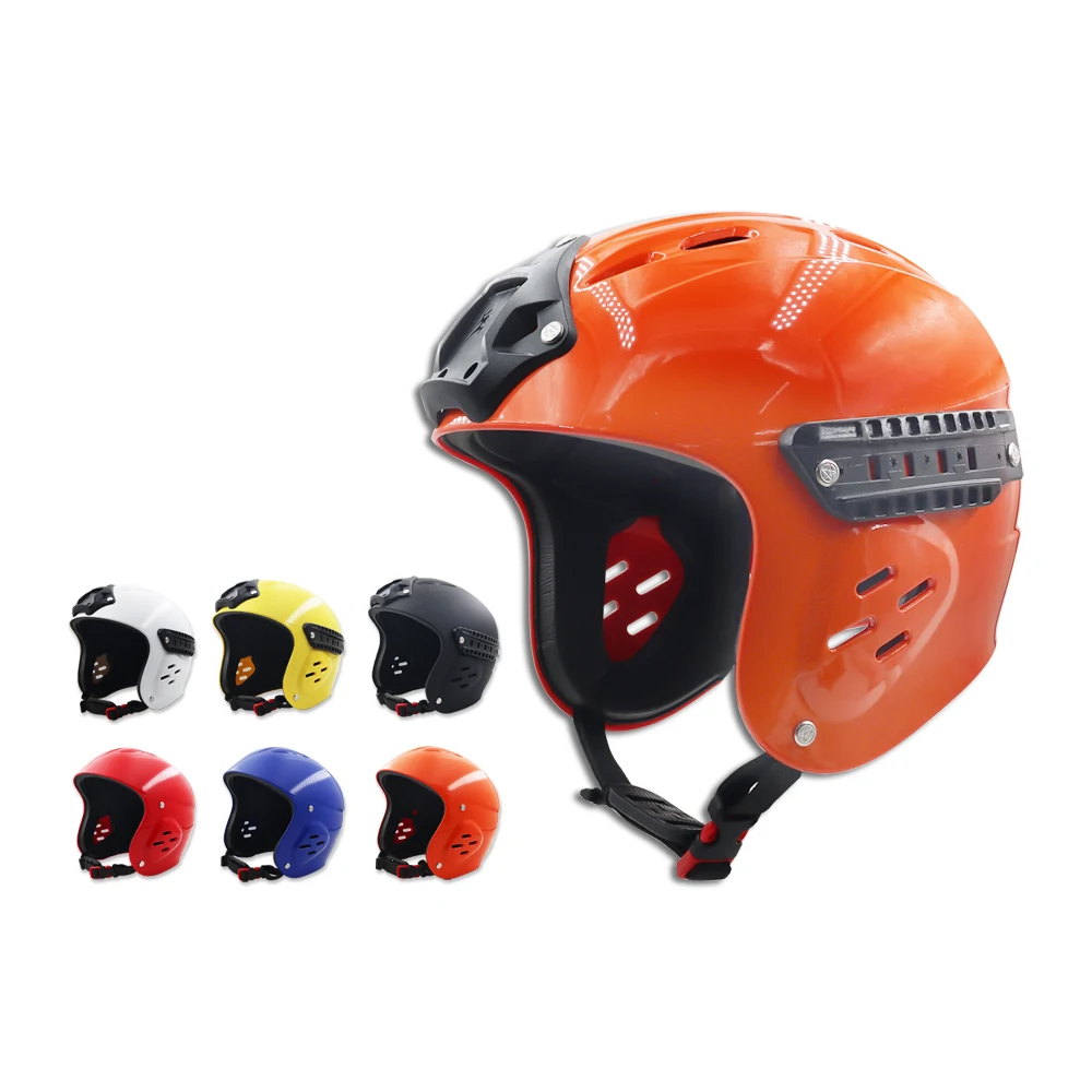 

NEW Guide Rail Water Surfing Drifting Rescue with Ear Protection Helmet Water Rescue Helmet Skiing Sport Cycling Adjustable