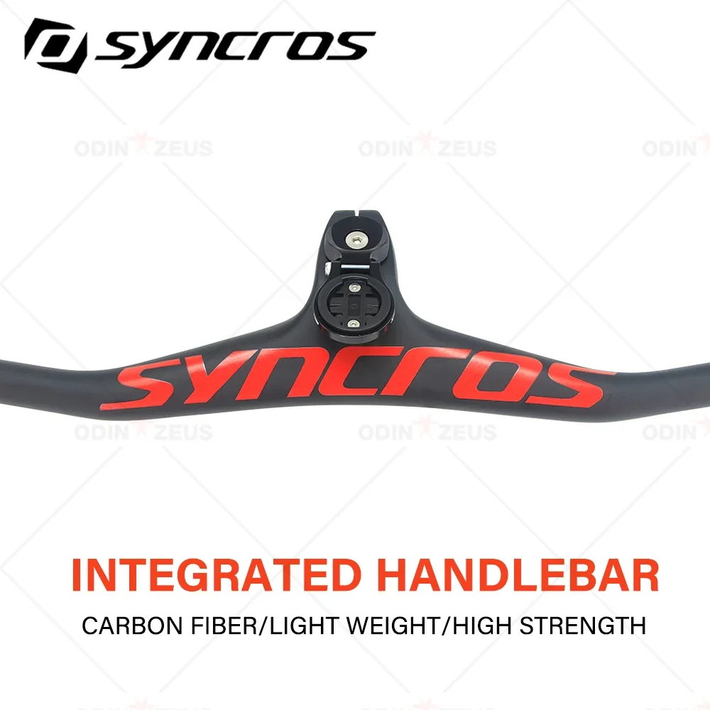 

SYNCROS Custom Color Mountain Bike -17 degree Integrated Carbon Fiber Handlebar 3K/Black Paint Matte/Gloss Bicycle Accessories