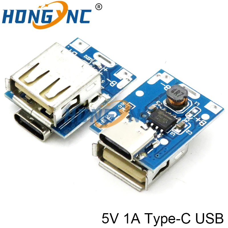 High-precision 5V 1A / 2A charge-discharge integrated module Type-C / Micro USB input compatible with 4.2V lithium battery Boost