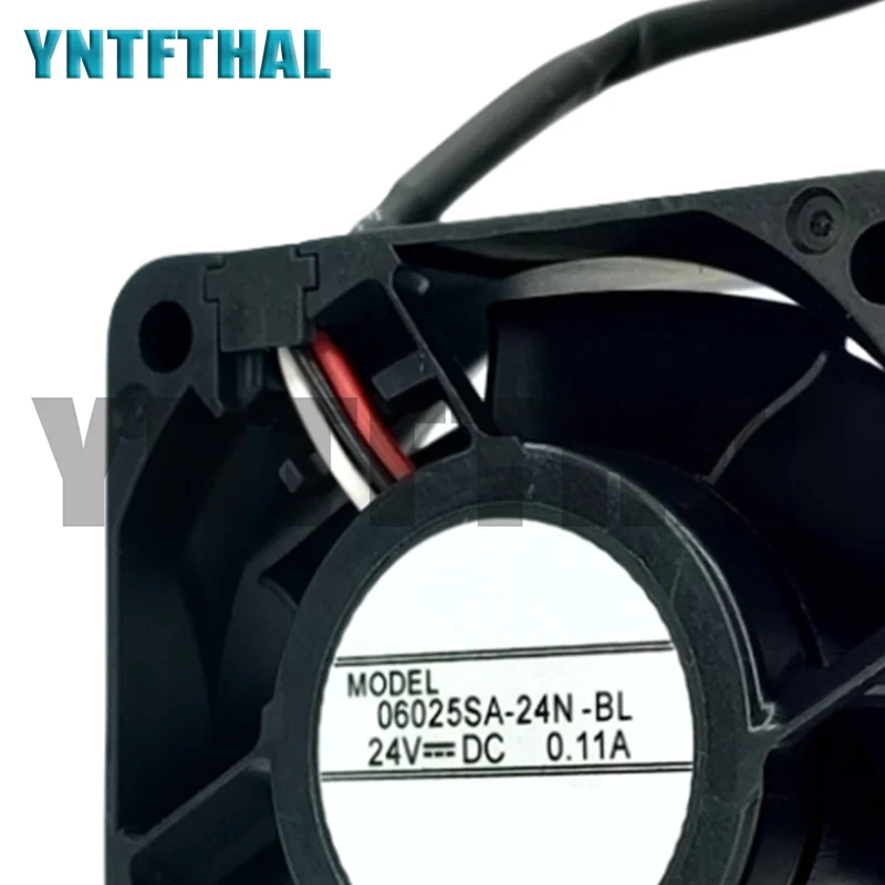 مروحة تبريد 06025SA-24N-BL ، 24V ، 0.11A ، 60x60x25 ، جديدة