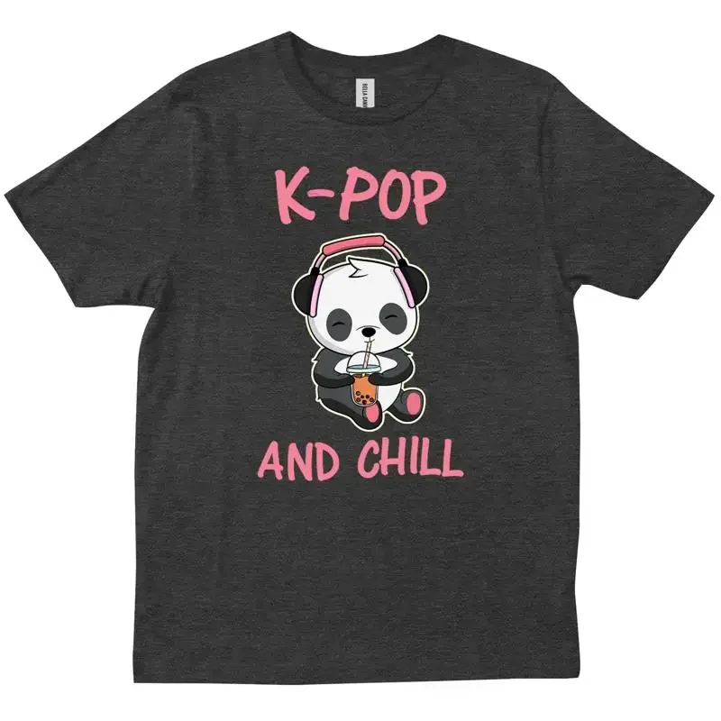 Kpop Panda Chill Pandas Music Cute Kawaii K Pop s For Her T shirt