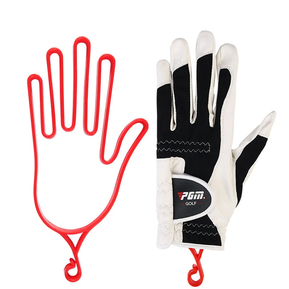 4pcs Golf Plastic Glove Rack Drying Rack For All Sizes Retaining Bracket Stretcher Glove Drying Frame Hanger Red