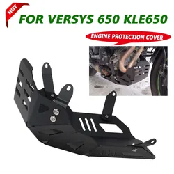 For KAWASAKI Versys KLE 650 2015 - 2021 KLE650 Versys650 Engine Chassis Guard Lower Bottom Cover Skid Plate Belly Pan Protector