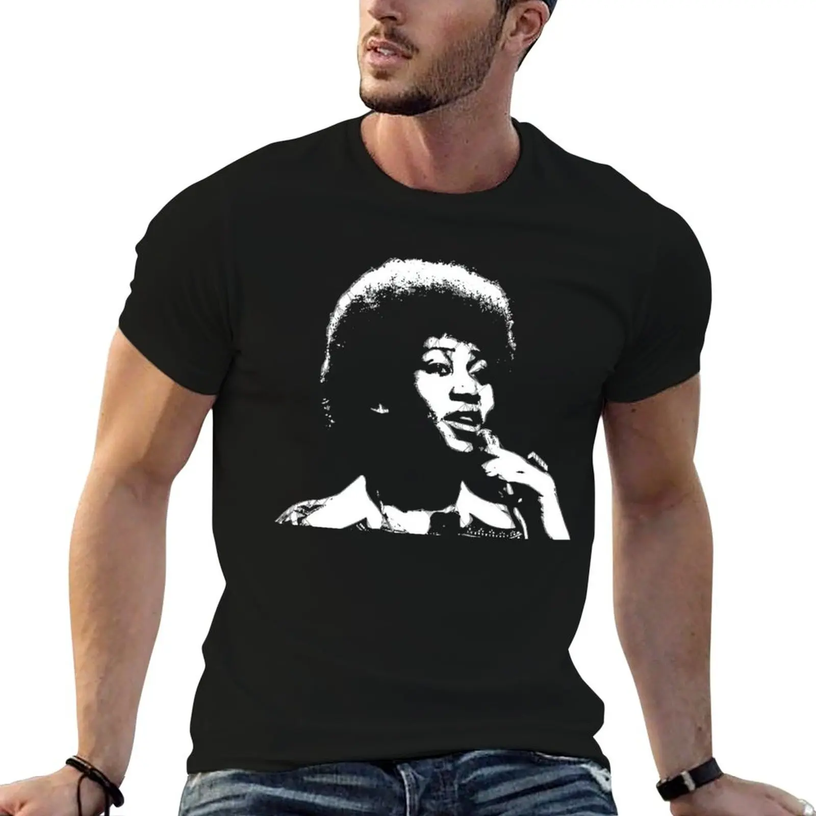 

Gifts Idea Aretha American Franklin Pianist Love You T-Shirt t shirts for man slim fit t shirts for man graphic tees T-Shirt