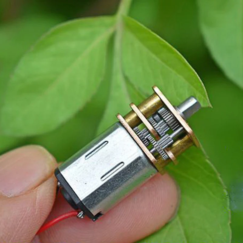 Wysokiej jakości DC3V-6V reduktor niska prędkość 5V 28RPM Micro Mini N20 z pełnym metalowa skrzynia biegów silnik reduktora biegów Robot DIY motoreduktor samochodu