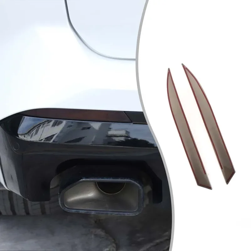 ABS Black For BMW X3 G01 2022-2023 Car rear fog lamp decorative cover sticker car exterior protection accessories 2Pcs