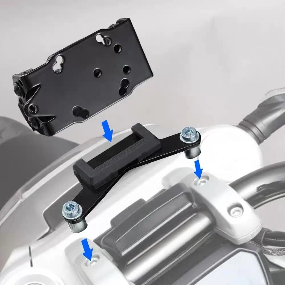 Braket Navigasi Sepeda Motor Braket Pelat GPS Ponsel Tempat Ponsel untuk Yamaha Tenere 700 TENERE 700 Tenere700
