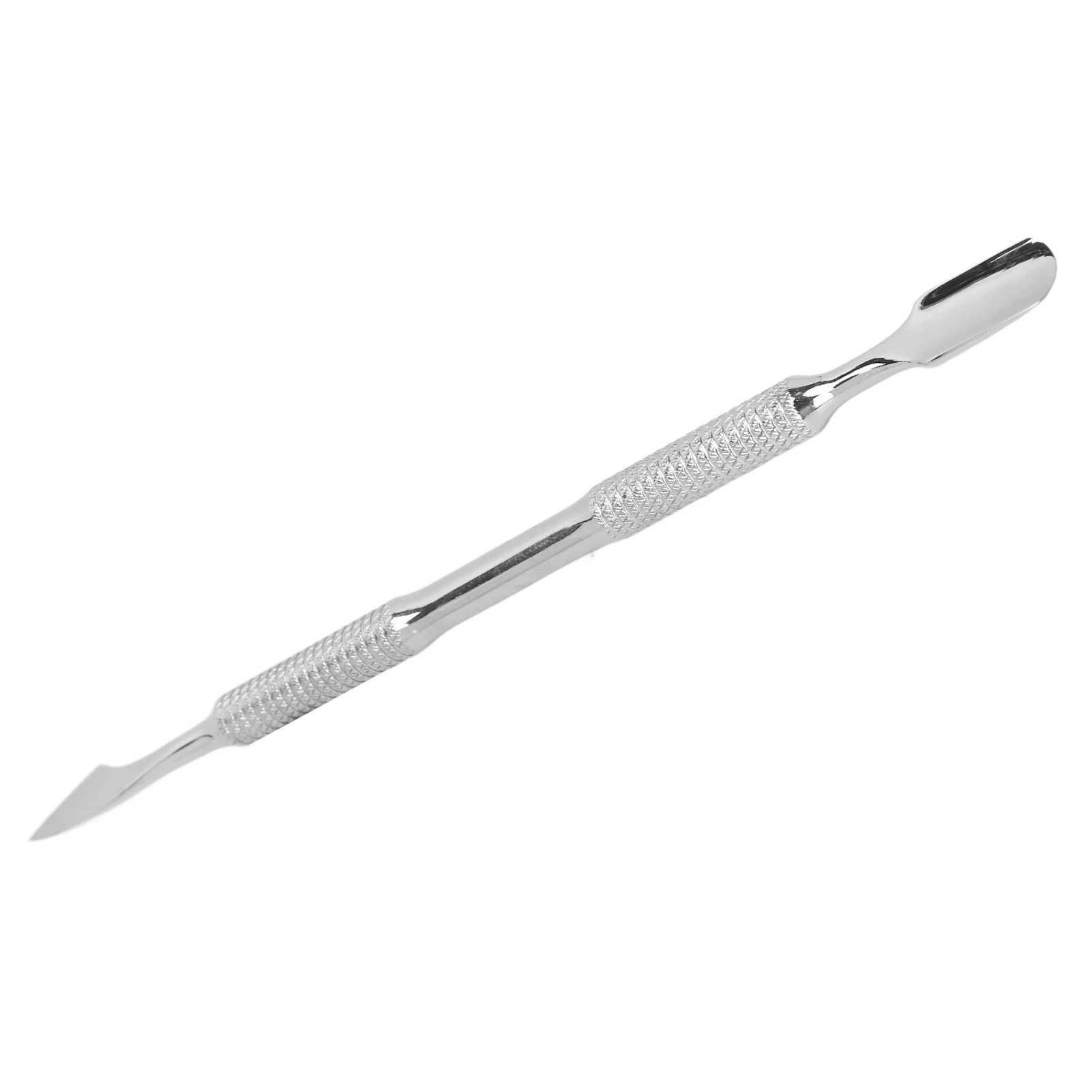 ZK40 더블 엔드 네일 푸셔 스테인레스 스틸 스크레이퍼 매니큐어 필러 네일 큐티클 죽은 피부 제거 도구