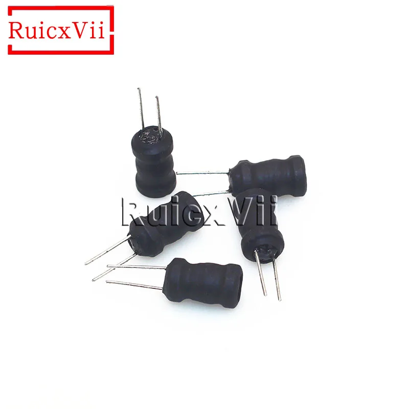 

5PCS 10 * 15.5mm power inductor 1H 1000mH inline inductor 1000000uH DIP-2