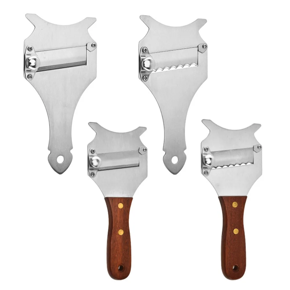 Stainless Steel Truffle Butter Roll Slicer Adjustable High Hardness Chocolate Planer Kitchen Supplies Slice Thickness