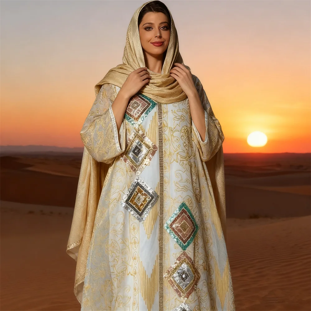 

Ид Рамадан Абая Дубай Арабский Турция Ислам Мусульманское Длинное Платье Молитвенная Одежда Женский Кафтан Марокаин Джеллаба Халат Femme Musulmane