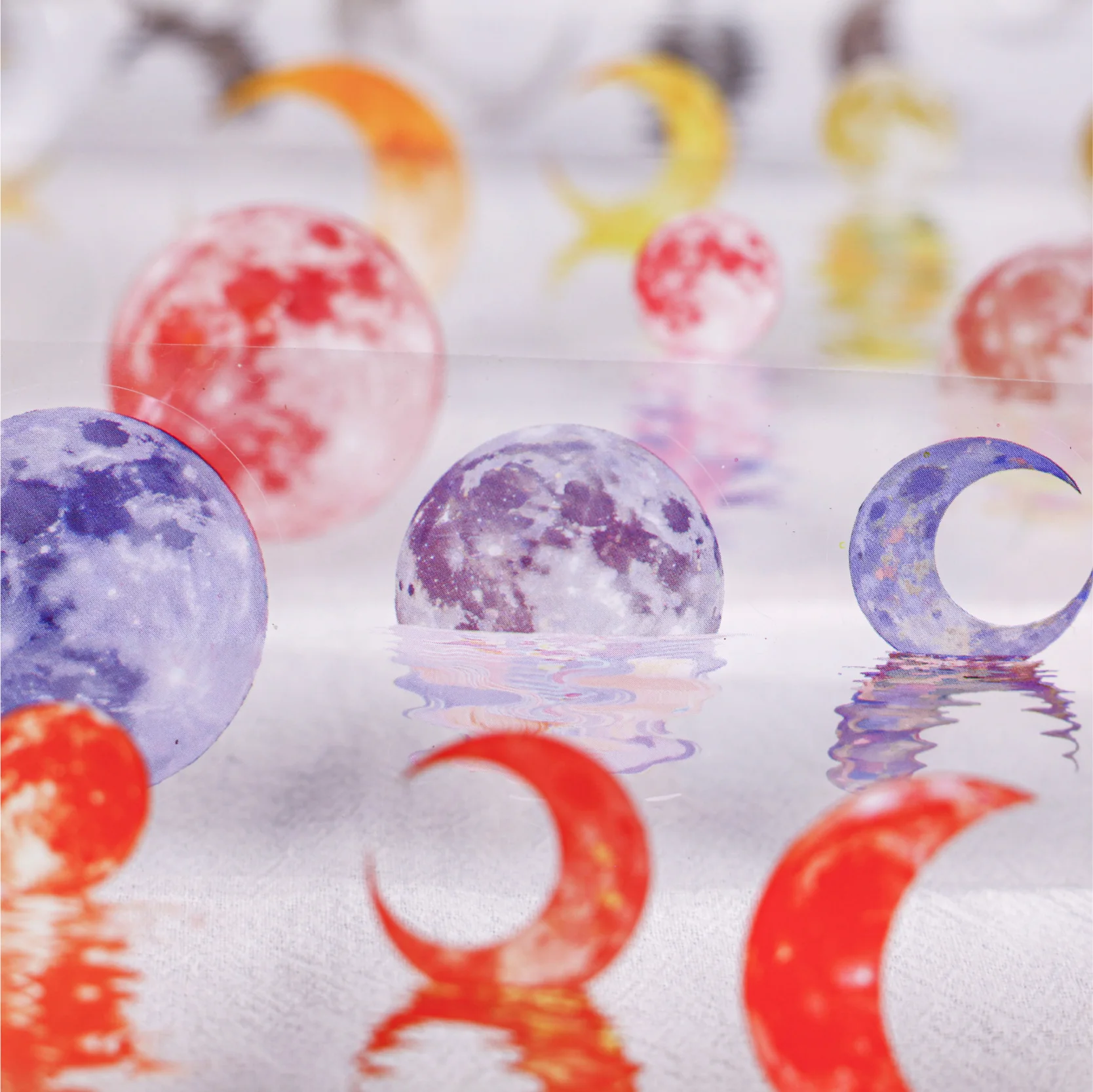 6 paquetes/lote de cinta PET decorativa retro bonita serie moonlight