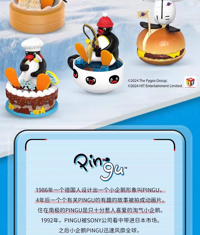 Neue Original Pingu Blind Box Komplette Serie Niedliche Überraschungs-Sammelfiguren Modell Schreibtisch-Dekoration Zubehör Geburtstagsgeschenk – Detail 2