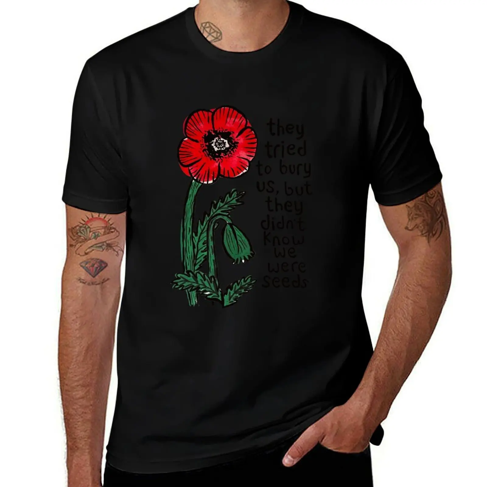 They tried T-Shirt Work Duty Casual T-Shirt
