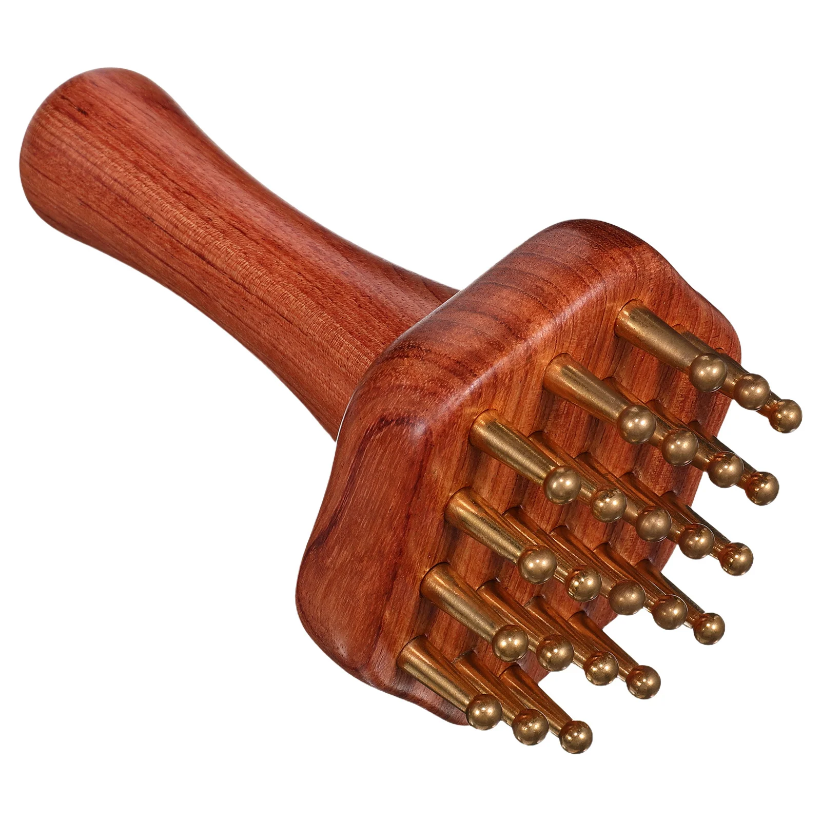 

Brass Meridian Massage Brush Manual Tool For Scalp Back Legs Waist Abdominal Body Multi-Functional Guasha Massager