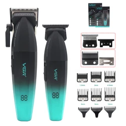 VGR V-003 V-906 Vollmetall Professionelles Haarschneidemaschinen-Set für Männer DLC Blade Haarschneidemaschine 9000 U/min Haarschneidemaschine