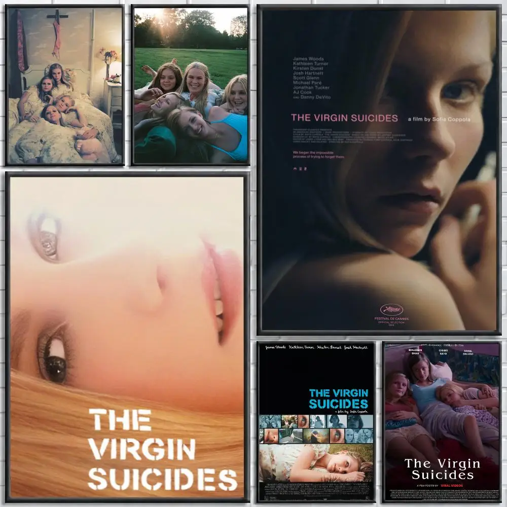 Movie T-The Virgin Suicides Painting Calligraphy Stylish Canvas Poster Wall Art for Living Room Bedroom Cafe Office Decor Gift