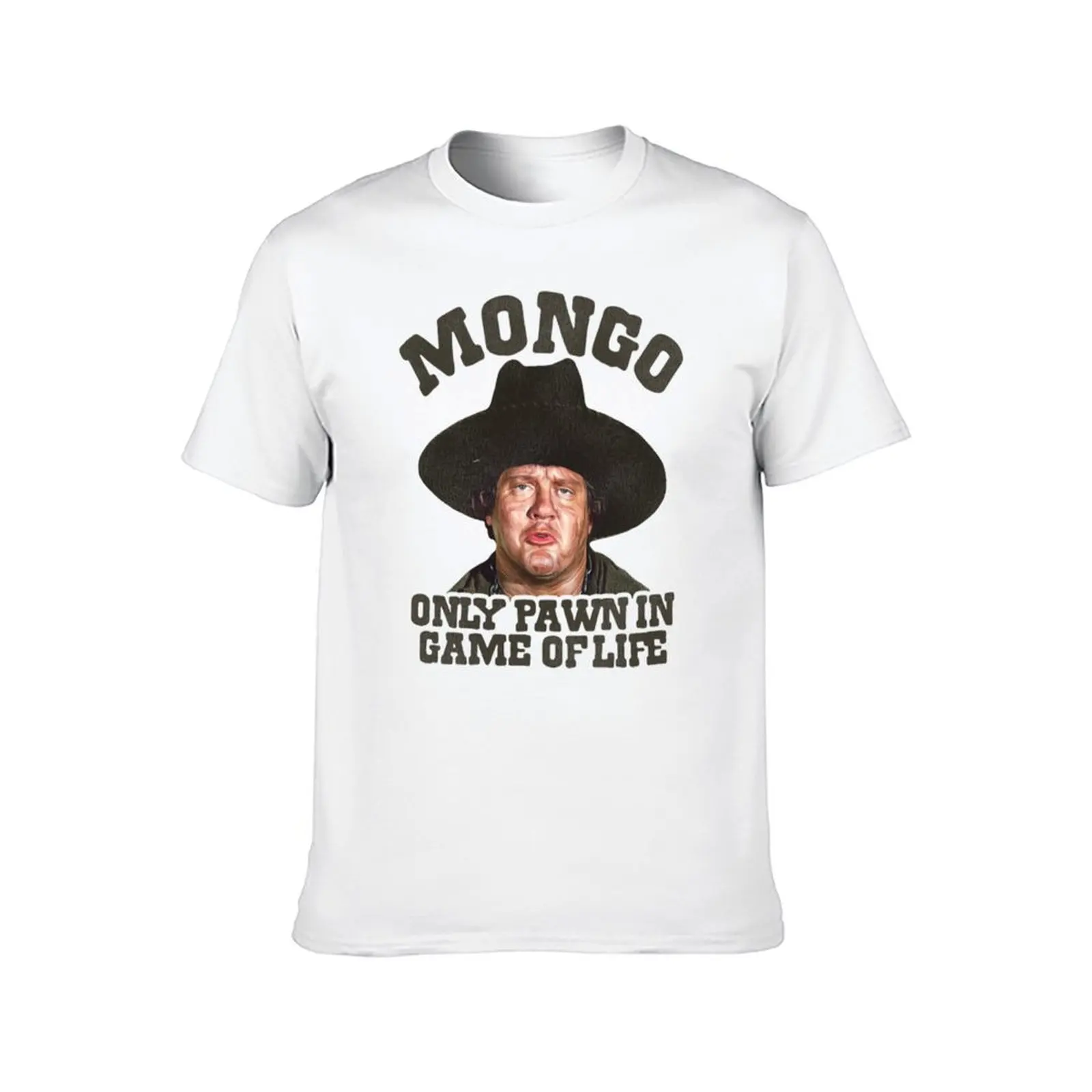 مونغو فقط البيدق في لعبة الحياة-السروج المشتعلة تي شيرت تي شيرت رجل فاخر رجل تي شيرت القطن تي شيرت #2