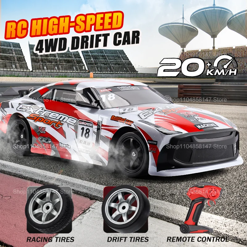4wd rc veículo de deriva 1:16 fora de estrada de alta velocidade corrida rádio deriva carros de corrida brinquedos de controle remoto para menino crianças presente de aniversário