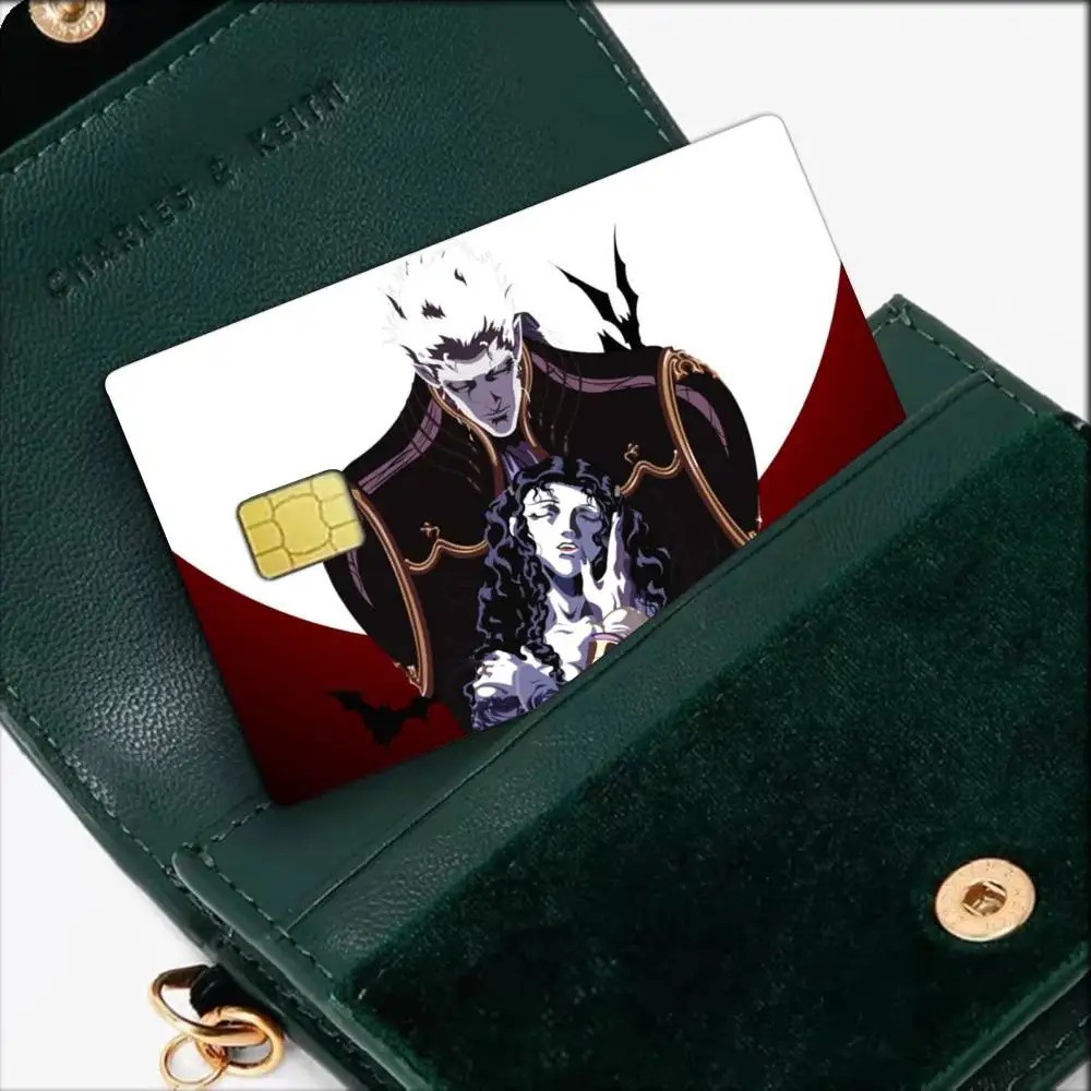 Anime Vampire Hunter D   Waterproof Film Skin Cover Credit Card Stickers Debit Front Bank Bus Pass