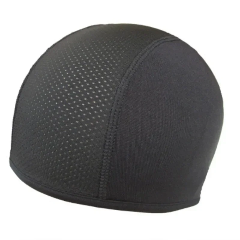 Motorcycle Cycling Cap Quick Dry Breathable Moisture Wicking Under Helmet Beanie Inner Lined Dome Sport Cap Motor Accessories