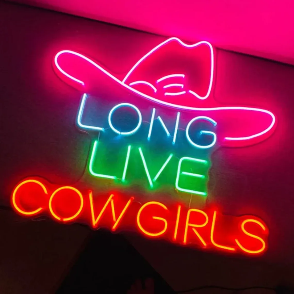 

Long Live Cowgirls Neon Sign Long Live Cowgirls Led Sign Cowgirls Led Sign Restaurant Bar Gamine Room Bedroom Home Neon Sign