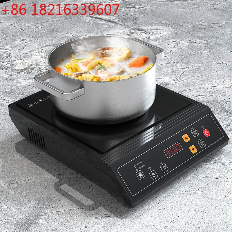 3500W Commercial Induction Cooker High Power Flat Electromagnetic Cooker Catering Hotel