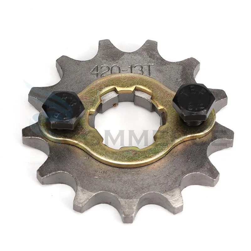 Front Engine Sprocket t&Fixed Plate Lock 420# 17mm 10 11 12 13 14 15 16 17 18 19T For KAYO BSE SSR Go Kart ATV Quad Motorcycle