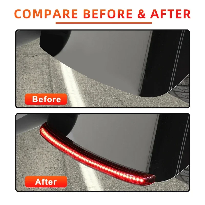 Motorcycle LED Fender Light Rear Blade Brake Running Turn For Harley Touring Street Glide Tri Glide Ultra Classic Trike FLHXXX view 2