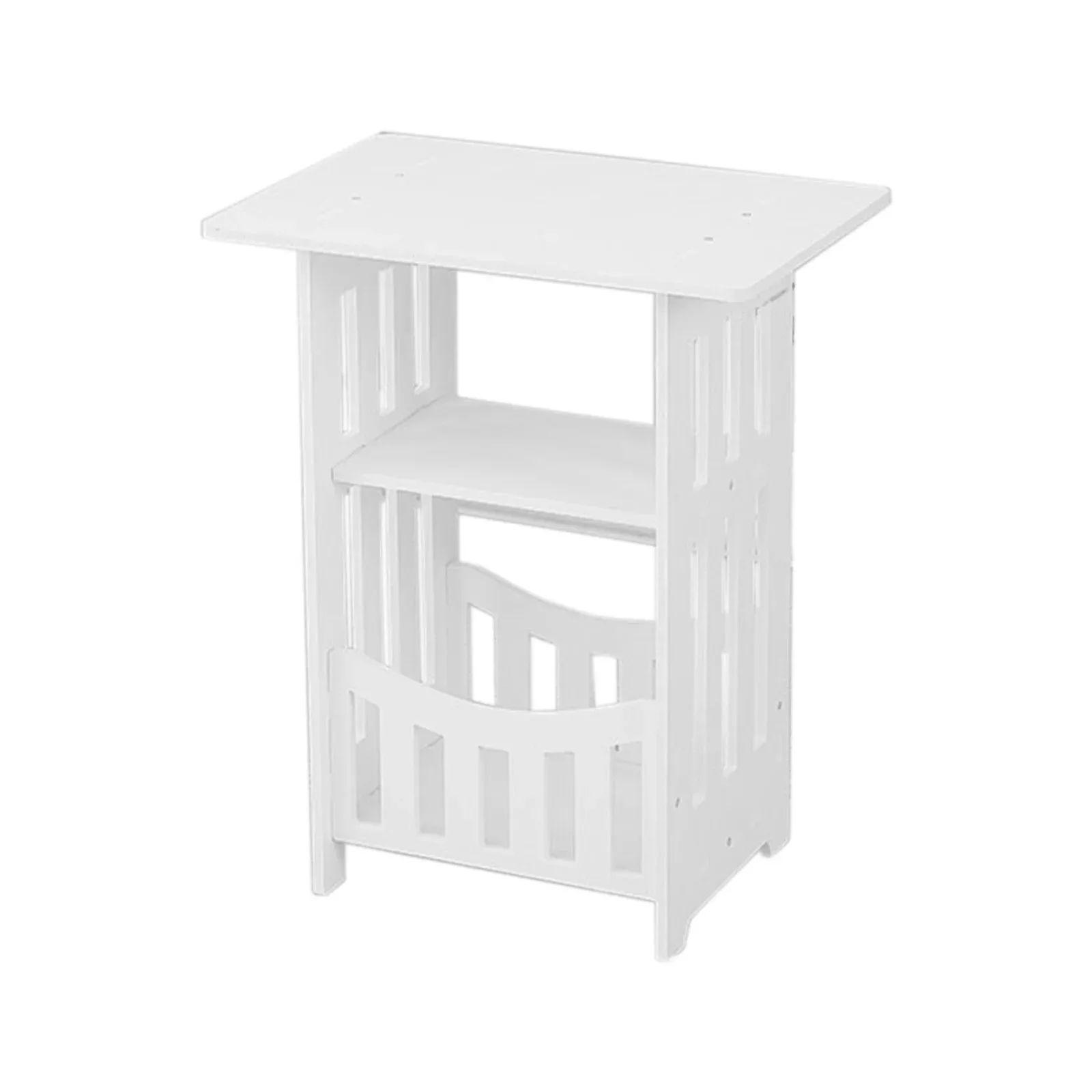 Mini Solid Color Small Square Table With Creative Simplicity Small-Sized Square Bedside Table Family Commonly Used Bedside Table image 5