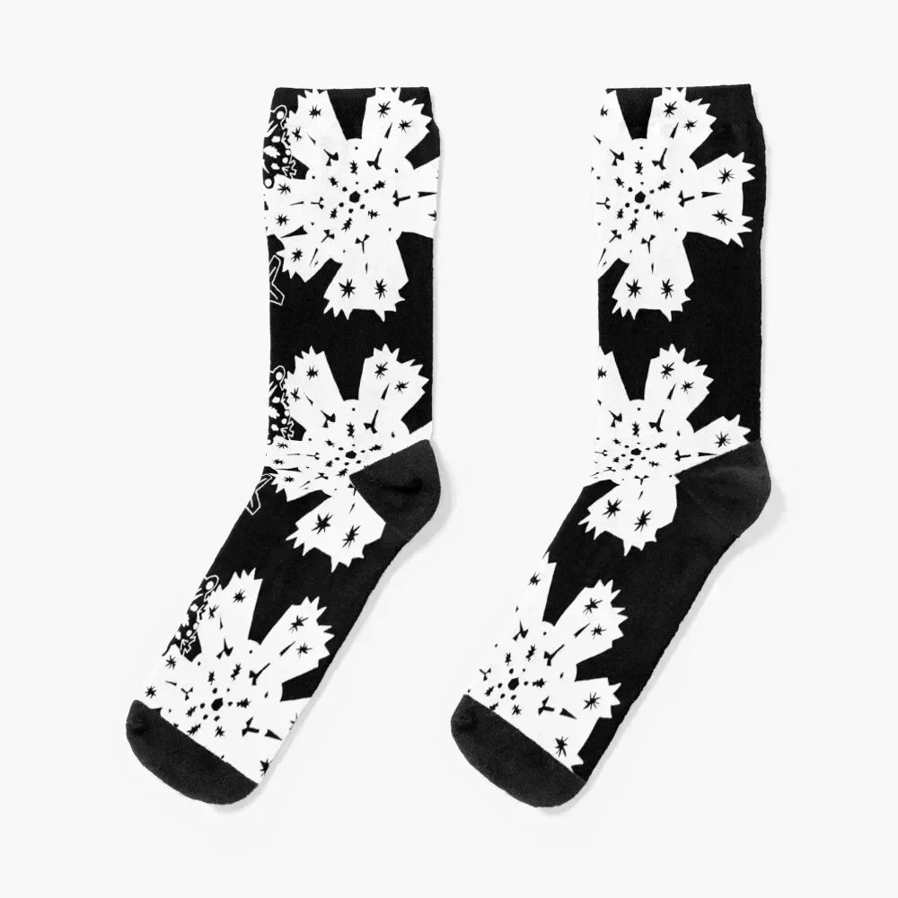 

Snowflakes (white) Socks floral basketball Toe sports Socks Man Women's