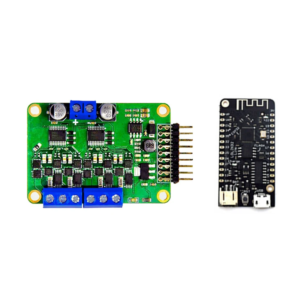 

DC12-24V Dual Brushless FOC V3P Motor Drive Board Motor Position/Speed/Voltage Torque/Current Torque Control Board for Arduino