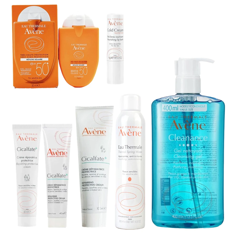 Avène 40/100ml crema protectora reparadora agua termal de manantial hidratante reparación calmante proteger para el cuidado de la piel sensible