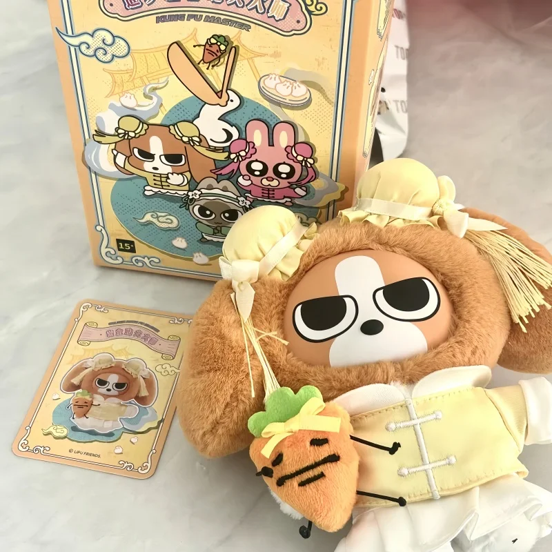 

Genuine Siam Lipu Kung Fu Master Series Cute Vinyl Plush Blind Box Cute Bige Duodong Rabbit Xiuzhen Collectible Doll Kids Gifts