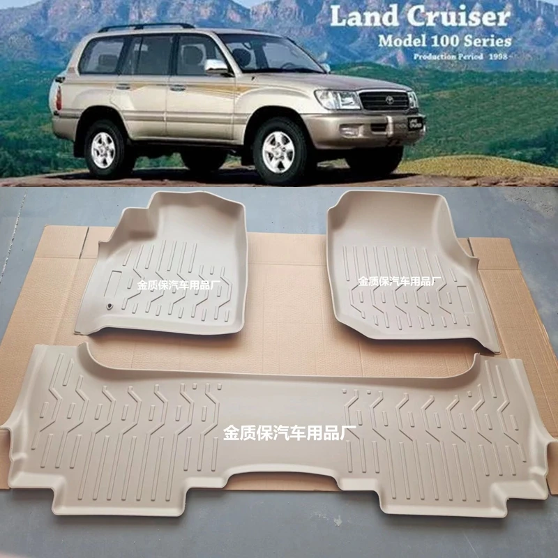 

Use for Toyota Land Cruiser LC100 car carpet LX470 car floor foot mats Full Set Fit For LC100 waterproof car floor mats