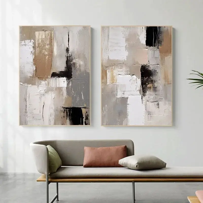 Landschafts-Leinwandgemälde, Drucke, abstraktes modernes minimalistisches Poster für Wohnzimmer, Wand, Heimdekoration, Cuadros