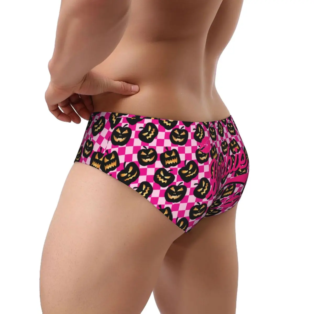 Ropa interior elástica cómoda personalizada de Barbie Kiss Love Brief Panties para mujer