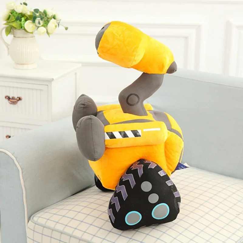 MINISOS-Wall-E Plush Robot Toy, Wall-E Mobile, Boneca Recheada, Presente de Natal, Decoração do Quarto Kawaii, Presente de Aniversário Infantil, 55cm