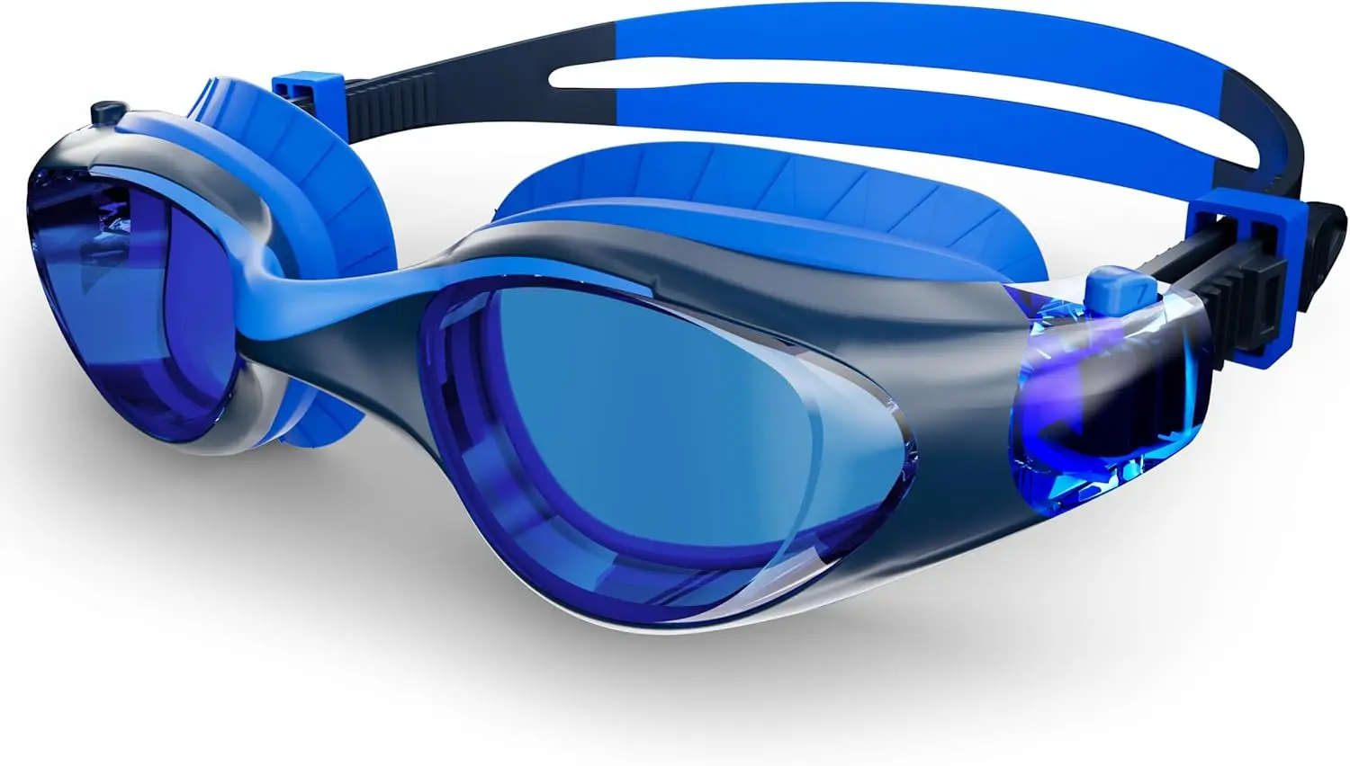 

Kids Swim Goggles, Anti-Fog UV Protection, Leakproof, Adjustable Strap for Ages 6-14