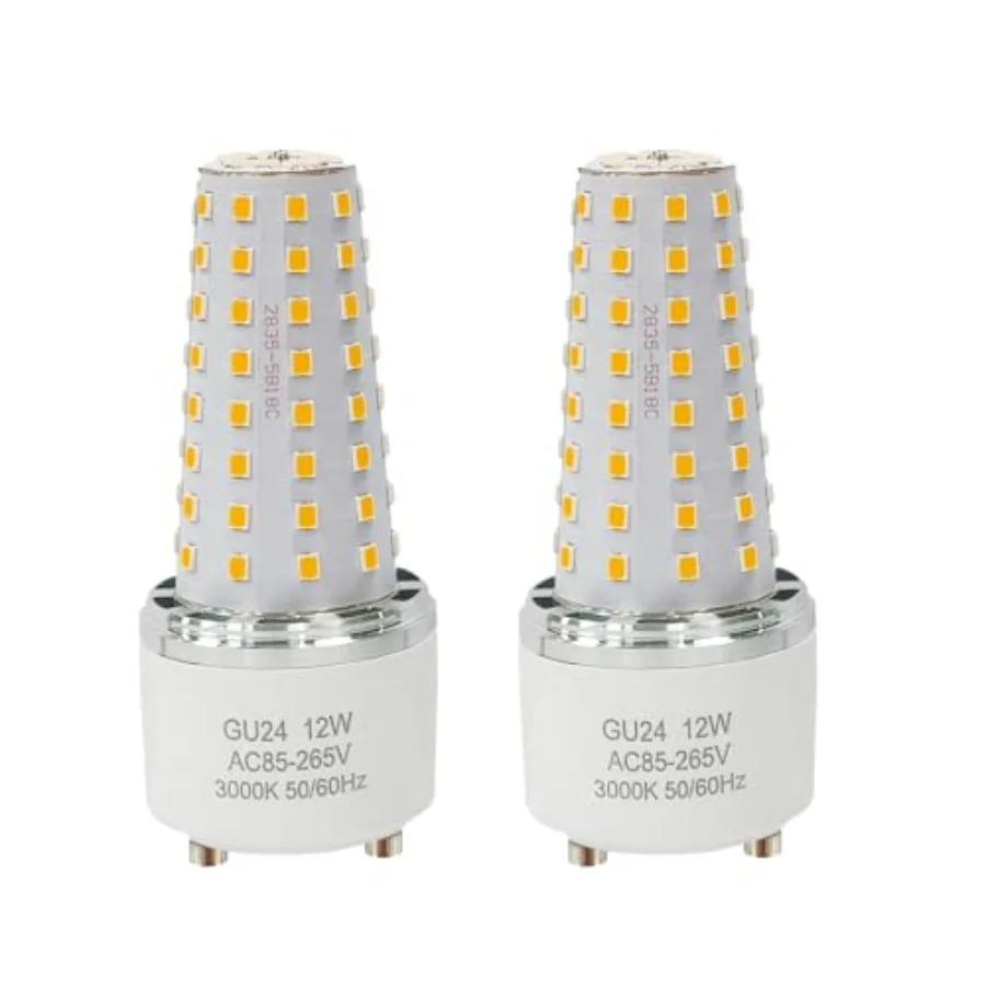 GU24 LED Bulb - 100W Equivalent, GU24 Base 2-Prong Light Bulbs for Home, Office, Commercial Use Indoor/Outdoor Lighting 120V No