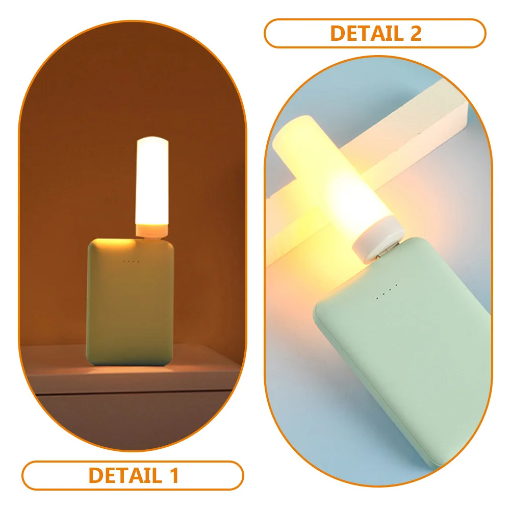 2 قطعة LED لهب تأثير USB التوصيل في ضوء الليل أباجورة صغيرة غرفة نوم الإضاءة الزخرفية USB ضوء الليل مصباح الليل #6