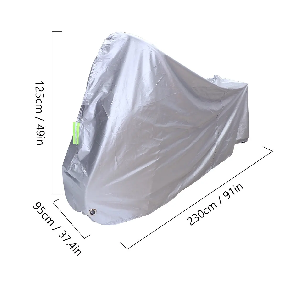 Motorcycle Cover Waterproof Dustproof Breathable Heat Resistant Outdoor Indoor Storage Protector Rain Snow Uv Shelter