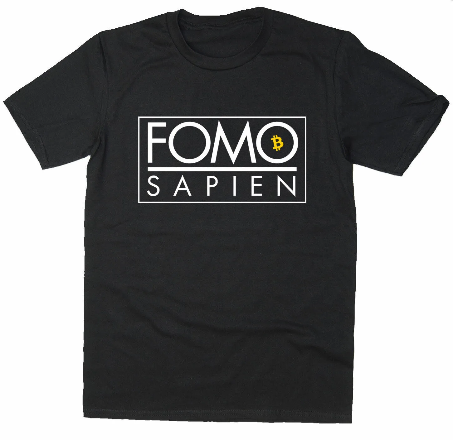 

FOMO Sapien T-Shirt - Bitcoin Crypto Reddit BTC LTC XRP tee - In 6 colours!