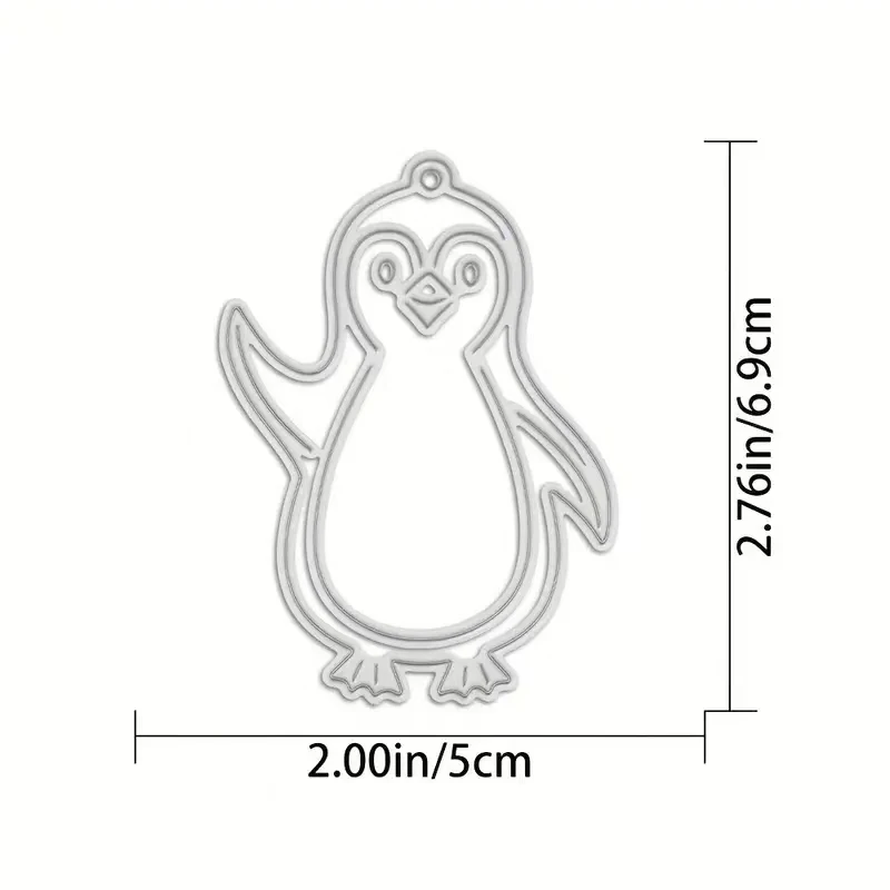 1pc Penguin cutting mould scrapbook album greeting card hand DIY making Paper Cuttings embossing handicraft