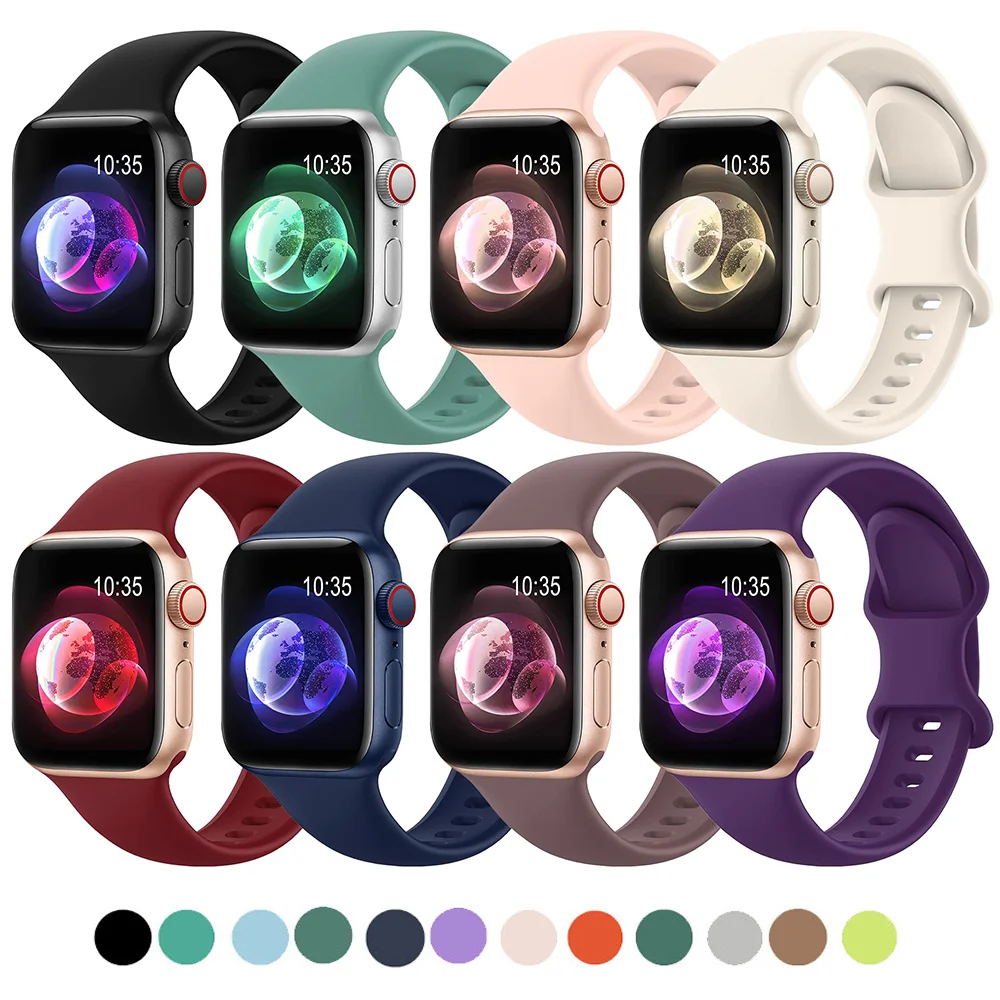 Smartwatch Iphone Watches For Women - Bracelets en Silicone pour bracelet de