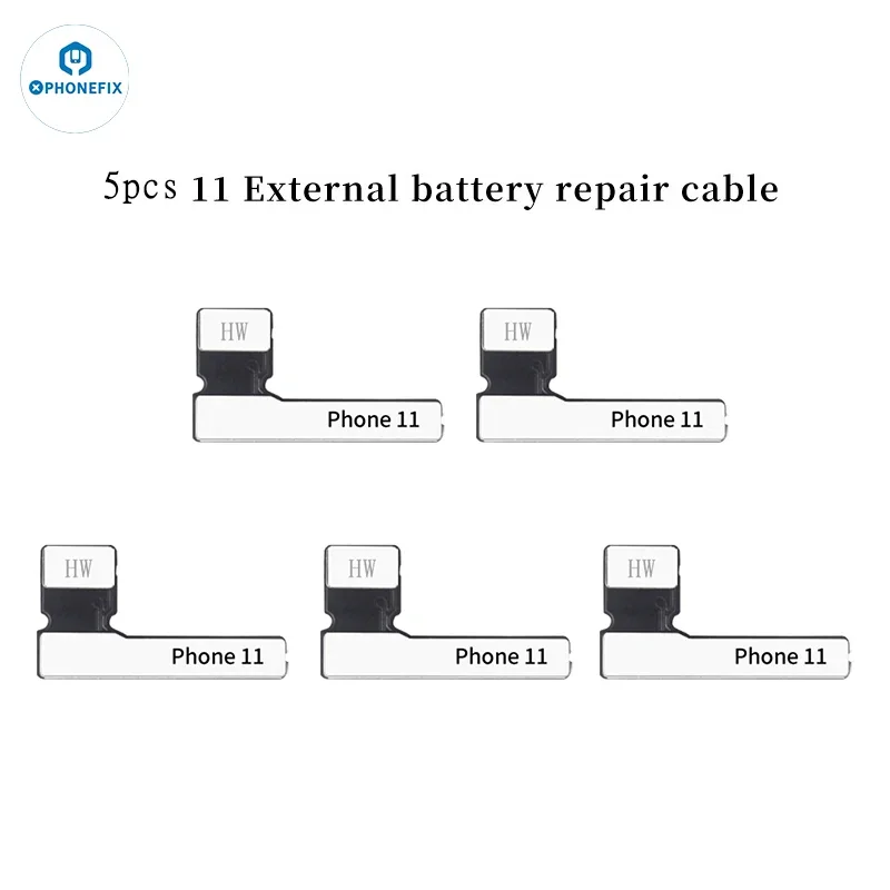 PHONEFIX-Tag bateria pré-programada em cabos Flex para iPhone 11-14PM, bateria saúde calibração de dados, ciclo de carga
