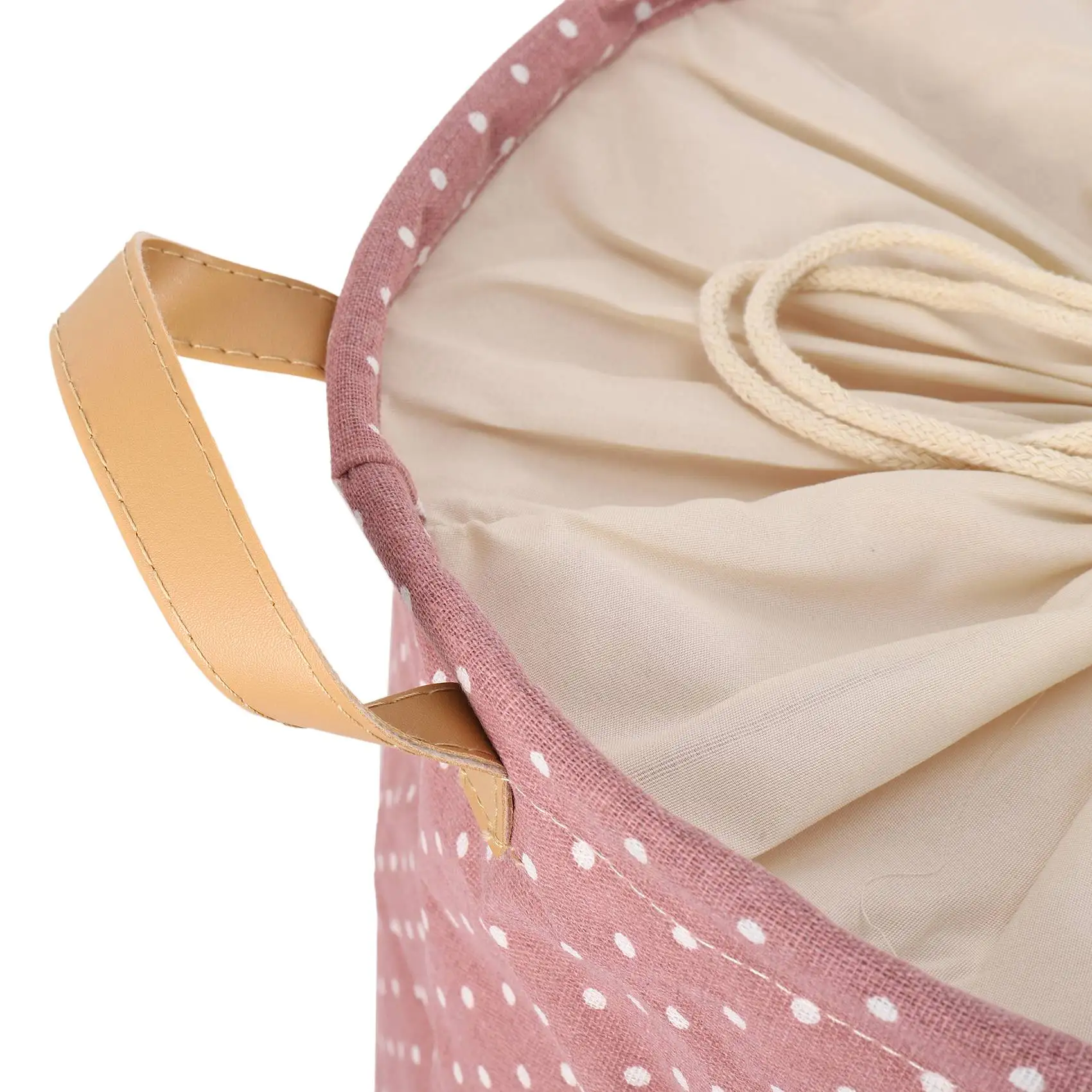 Cesta de lavandería impermeable, bolsa de regalo, cesta de almacenamiento de ropa, cubo de ropa para el hogar, almacenamiento de juguetes para niños, cesta de lavandería rosa