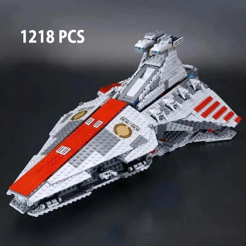 

1218 PCS Set Republic Cruiser Model Compatible with Spaceship Building Block Children's Toys8039 05042 81044 19077