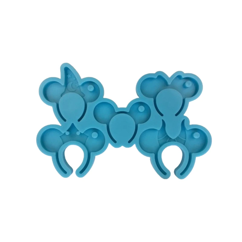 디즈니 미키 실리콘 케이크 금형 애니메이션 Diy 키 체인 펜던트 금형 주방 베이킹 초콜릿 금형 식품 학년 베이킹 케이크 도구 선물