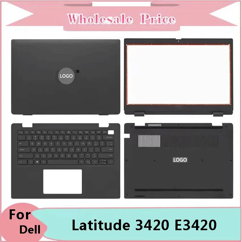 

New Original For Dell Notebook Latitude 3420 E3420 Laptop LCD Back Cover Front Bezel Upper Palmrest Bottom Base Case Keyboard Hi